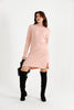 Womens Knitted Pattern Detail Dress MEWKND470