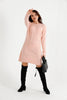 Womens Knitted Pattern Detail Dress MEWKND470
