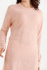 Womens Knitted Pattern Detail Dress MEWKND470