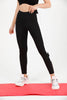 Women's Contrast Panel Mesh Detail Active Wear Leggings - WAL169