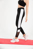 Women's Contrast Panel Mesh Detail Active Wear Leggings - WAL169