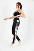 Women's Contrast Panel Pocket Detail Active Wear Leggings - WAL167