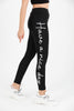 Women's Print Detail Active Wear Leggings - WAL171