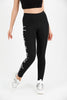 Women's Print Detail Active Wear Leggings - WAL171