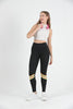 Women's Striped Detail Active Wear Leggings - WAL178