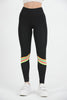 Women's Striped Detail Active Wear Leggings - WAL178