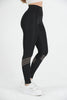 Women's Striped Detail Active Wear Leggings - WAL177