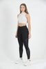 Women's Mesh Panel Detail Active Wear Leggings - WAL187