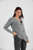 Women's Knitted Cardigan Button Detail by Memnu - MEWS854