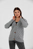 Women's Knitted Cardigan Button Detail by Memnu - MEWS854