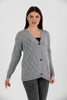 Women's Knitted Cardigan Button Detail by Memnu - MEWS854