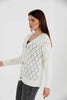 Women's Knitted Cardigan Button Detail by Memnu - MEWS855