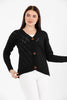 Women's Knitted Cardigan Button Detail by Memnu - MEWS857