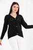 Women's Knitted Cardigan Button Detail by Memnu - MEWS857