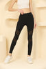 Women's Mesh Panel Detail Active Wear Leggings - WAL190