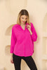 Women's Back Front Button Detail Shirt Top - WST513