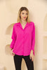 Women's Back Front Button Detail Shirt Top - WST513