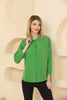 Women's Back Front Button Detail Shirt Top - WST514