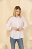 Women's Back Front Button Detail Shirt Top - WST516