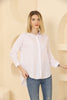 Women's Back Front Button Detail Shirt Top - WST516