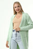 Women's Oversized Knitted Cardigan Pocket Detail by Memnu - MEWS239