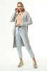 Women's Oversized Knitted Cardigan Pocket Detail by Memnu - MEWS242