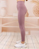 Women's Soft Finish Detail Active Wear Leggings - WAL149