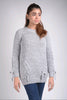 Women's Knitted Lace Up Sweater by Memnu - MEWS105