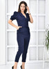 Womens Tailored Laper Collar Jumpsuit WTJS4