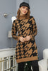 Womens Knitted Pattern Detail Dress MEWKND361