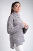 Women's Melange Pattern Knitted Sweater by Memnu - MEWS112