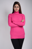 Women's Knitted High Neck Sweater by Memnu - MEWS14