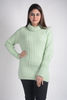 Women's Cable Knit Pattern Knitted Sweater by Memnu - MEWS67