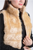 Women's Sleeveless Fur Coat WWFC1